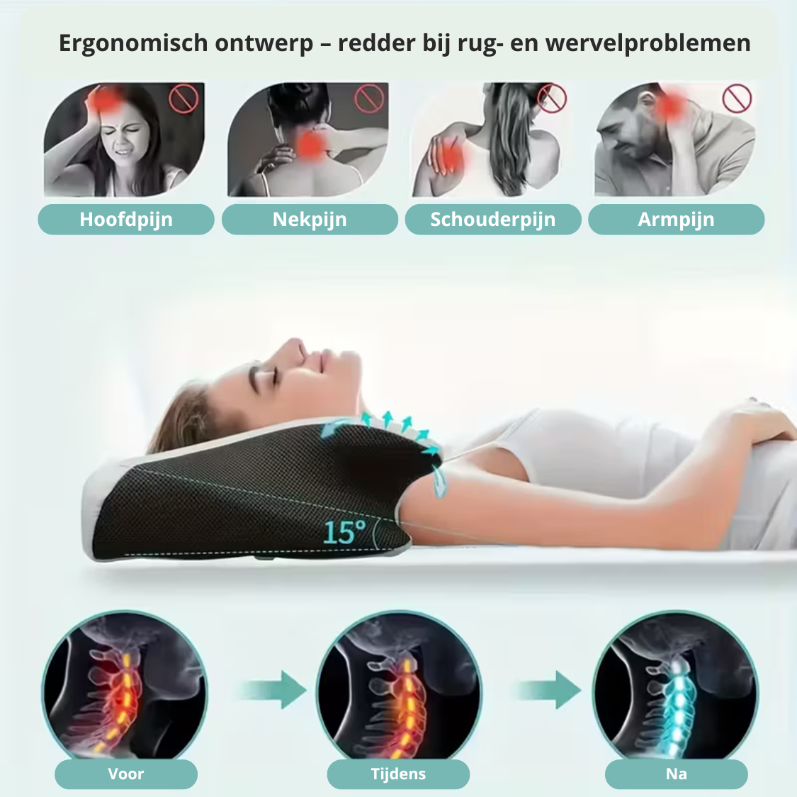 Mirapure - Ergonomisch kussen